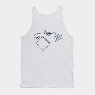 Hygge Tea Bag Hand Lettered Tank Top